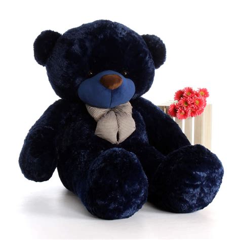 navy blue teddy|6ft teddy bears.